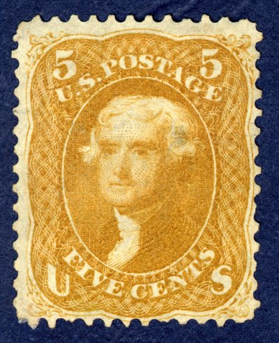 5c Jefferson unique, 1861 - National Bank Note Company