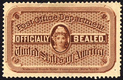 Sceau de la poste, c. 1879 - National Bank Note Company