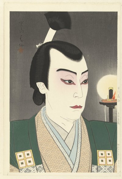 Ichikawa Jukai dans le rôle de Kimura Shigenari - Natori Shunsen