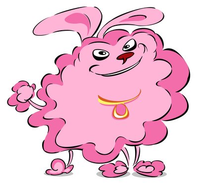 Caniche pompon - caricature - Neale Osborne
