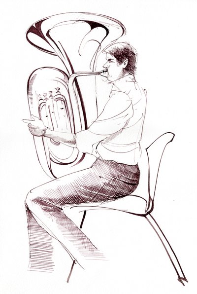Joueur de tuba - Neale Osborne