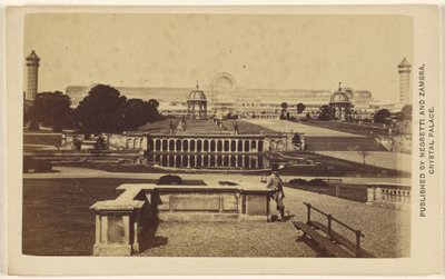 [Vue extérieure longue du Crystal Palace et de ses environs]. - Negretti and Zambra