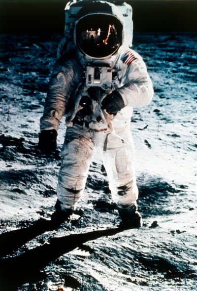 Buzz Aldrin sur la Lune, mission Apollo 11, juillet 1969 - Neil Armstrong