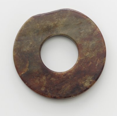 Disque (bi) Culture Qijia, vers 2500-2000 av. J.-C. - Neolithic Period Chinese School