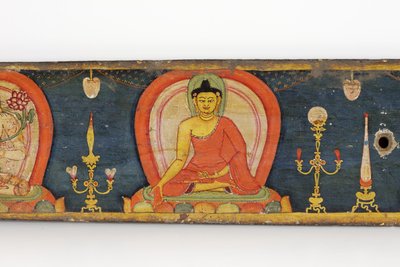 Manuscrit des Cinq Protections, couverture avant, 1138 - Nepalese School