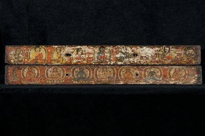 Paire de couvertures de manuscrit - Nepalese School