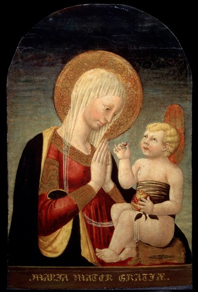 Madone et Enfant avec Grenade - Neri di Bicci