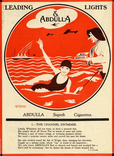 Cigarettes Abdulla, années 1920 - Nerman