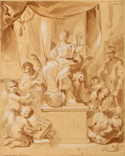Allégorie de la justice - Leopold Blonder