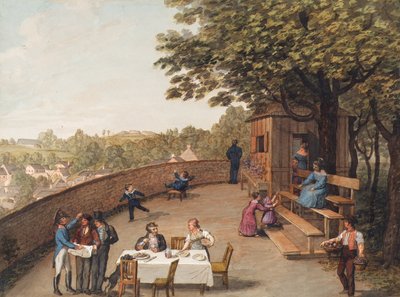 Au Bockkeller à Vienne-Nussdorf - Leopold Blonder