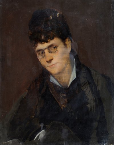 Dame avec pince-nez - Leopold Blonder