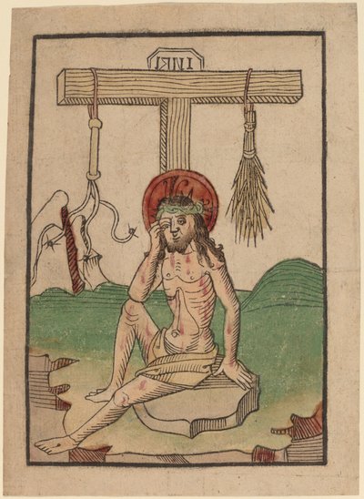 Le Christ en homme de douleurs - Netherlandish 15th Century