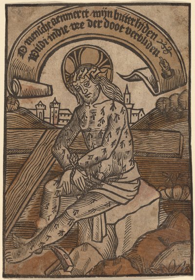 Christ en homme de douleurs - Netherlandish 15th Century