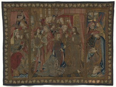 Christ et la Femme Prise en Adultère - Netherlandish 16th Century