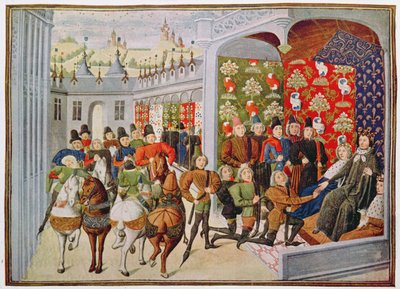 Le roi Charles VI de France reçoit les envoyés anglais, de 