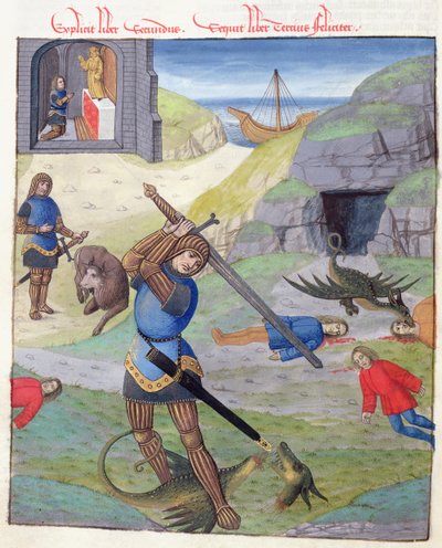 Ms 324 f.35 v. Cadmus, des Métamorphoses 10 d