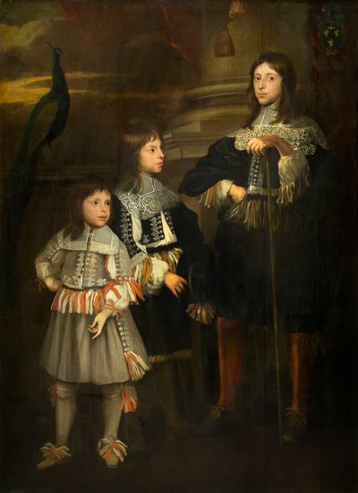 Portrait de trois enfants - Netherlandish School