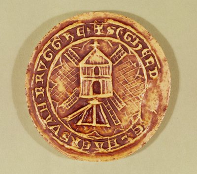 Sceau de la Guilde des Meuniers de Bruges, 1407 - Netherlandish School