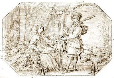Les Quatre Saisons : Hiver - Le Retour de la chasse, vers 1675 - Netherlandish School