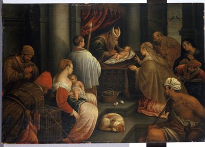 La Présentation du Christ au Temple - Netherlandish School