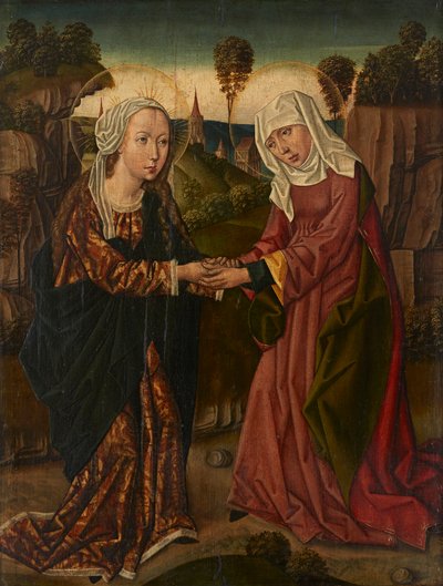 La Vierge et Sainte Élisabeth - Netherlandish School