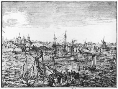 Vue de Rotterdam - Netherlandish School