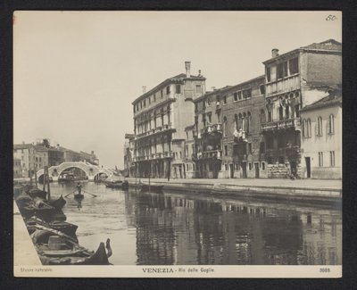 Vue sur un canal à Venise - Neue Photographische Gesellschaft
