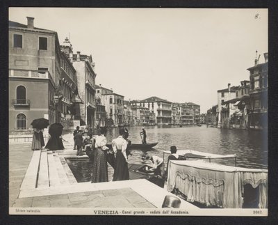 Vue sur le Grand Canal à Venise - Neue Photographische Gesellschaft