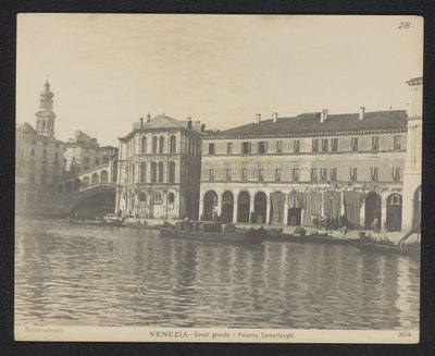 Vue du Palazzo dei Camerlenghi à Venise - Neue Photographische Gesellschaft