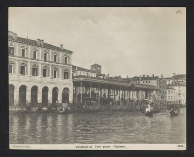 Marché aux poissons couvert à Venise - Neue Photographische Gesellschaft