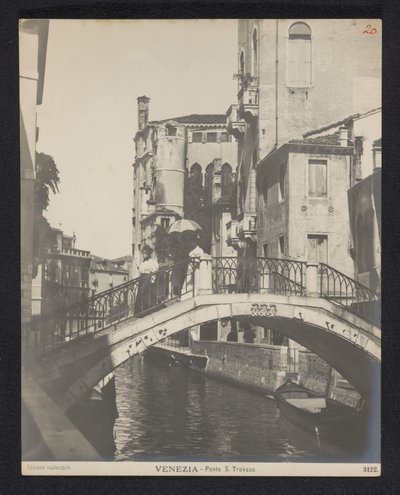 Ponte San Trovaso à Venise - Neue Photographische Gesellschaft