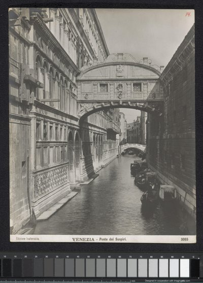 Ponte dei Sospiri à Venise - Neue Photographische Gesellschaft
