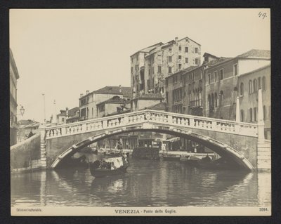 Ponte delle Guglie à Venise - Neue Photographische Gesellschaft