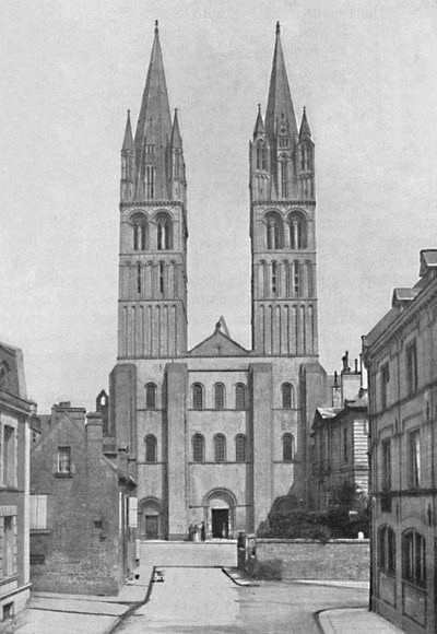 Église Saint-Étienne Abbaye aux Hommes, Caen, 1902 - Neurdein