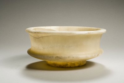 Tazza, 18e-19e Dynastie, 1540-1186 av. J.-C. (albâtre) - New Kingdom Egyptian
