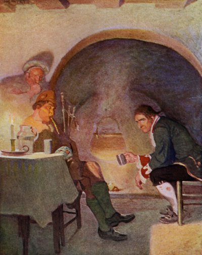 Illustration pour Kidnapped par Robert Louis Stevenson - Newell Convers (after) Wyeth