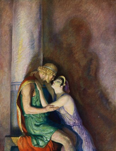 Odyssée : Ulysse et Pénélope réunis - Newell Convers (after) Wyeth