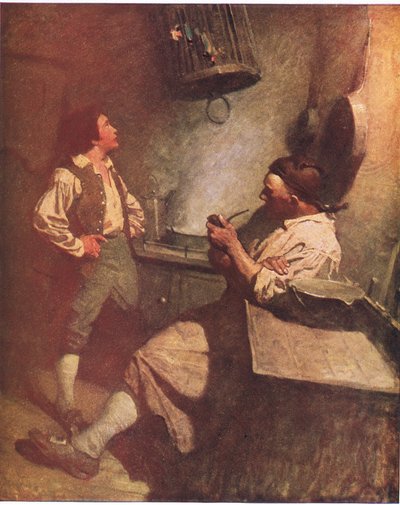 Long John Silver et Hawkins : Pour moi, il était gentil et toujours heureux de me voir dans la cuisine - Newell Convers Wyeth