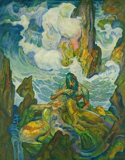 Protée, le vieil homme de la mer - Newell Convers Wyeth