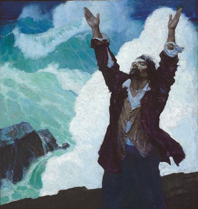 Robinson Crusoé : Couverture - Newell Convers Wyeth