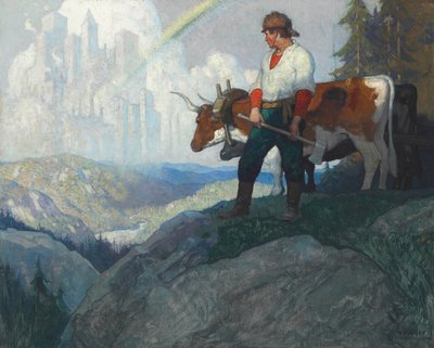 Le Pionnier et la Vision, c.1918 - Newell Convers Wyeth