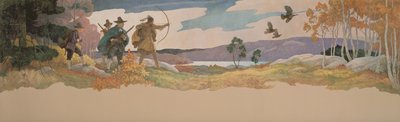 Les chasseurs de dindons, 1941 - Newell Convers Wyeth