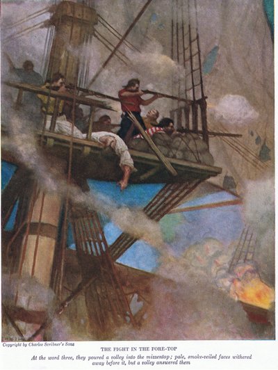 Le combat pour le mât de misaine - Newell Convers Wyeth