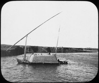 Une dahabiyeh chargée, Égypte, c1890 - Newton and Co