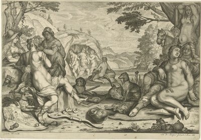 Diane et Callisto - Nicaise de Ruyter