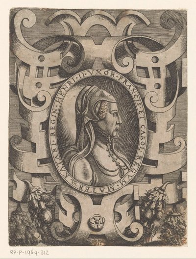 Portrait de Catherine de Médicis, reine de France - Niccolò Nelli