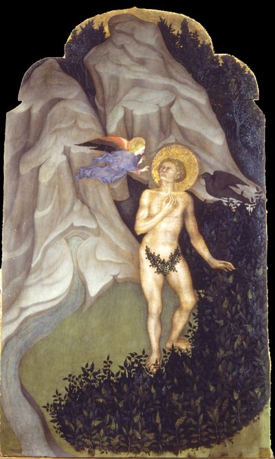 Saint Benoît Tenté dans le Désert - Niccolò di Pietro