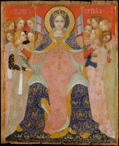 Sainte Ursule et ses demoiselles, vers 1410 - Niccolò di Pietro