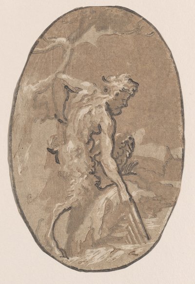 Marsyas tirant la Syrinx de la rivière, vers 1540-1550 - Niccolo Vicentino