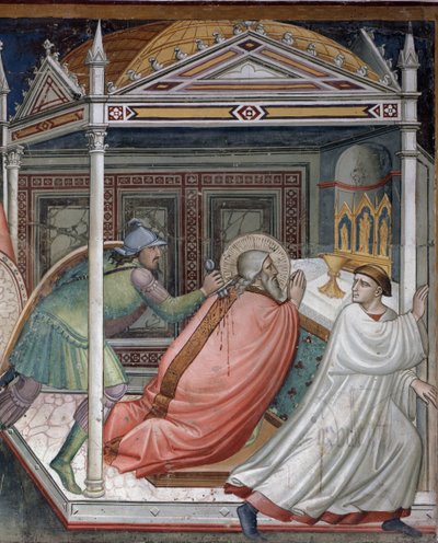 Vie de Saint Matthieu : la mort du saint - Niccolo di Pietro Gerini